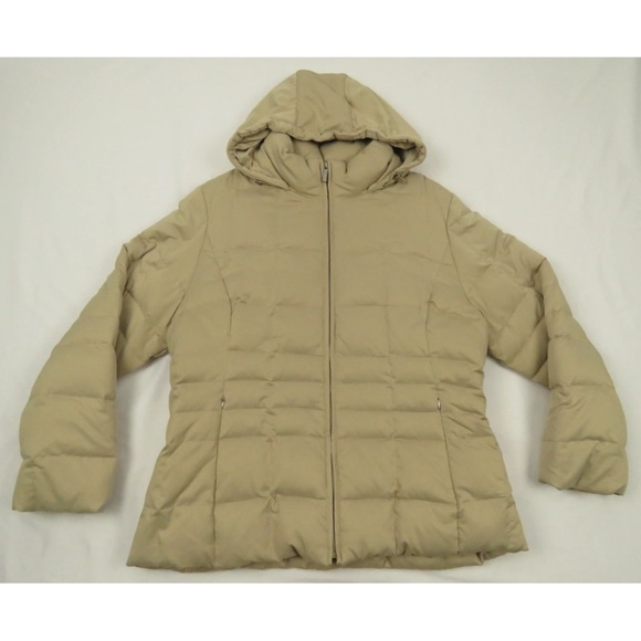 Calvin Klein Down Quilted Fleece Lined Hooded Full Zip Puffer Coat Jacket XL - Picture 1 of 7